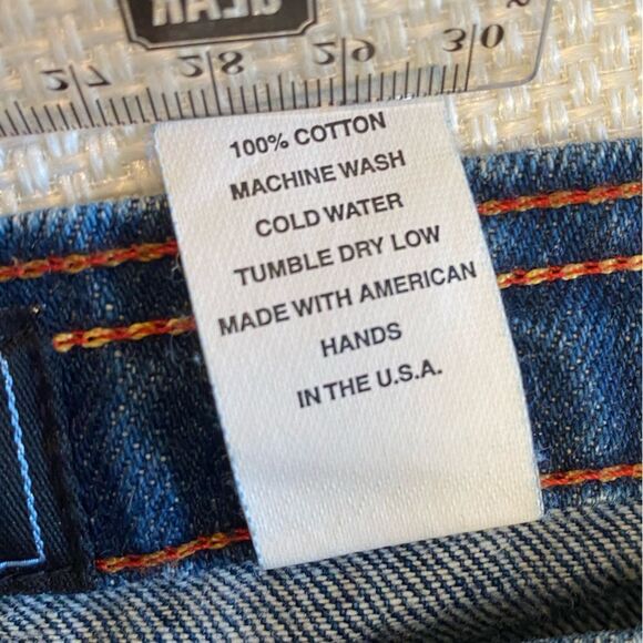 RARE NWT Von Dutch Star Patch Flare Jeans Y2K Deadstock Size 27 USA 34” Inseam - Picture 8 of 15